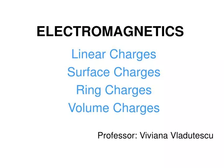 electromagnetics