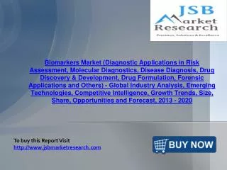 JSB Market Research : Biomarkers Market