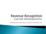 Revenue Recognition - slide 1