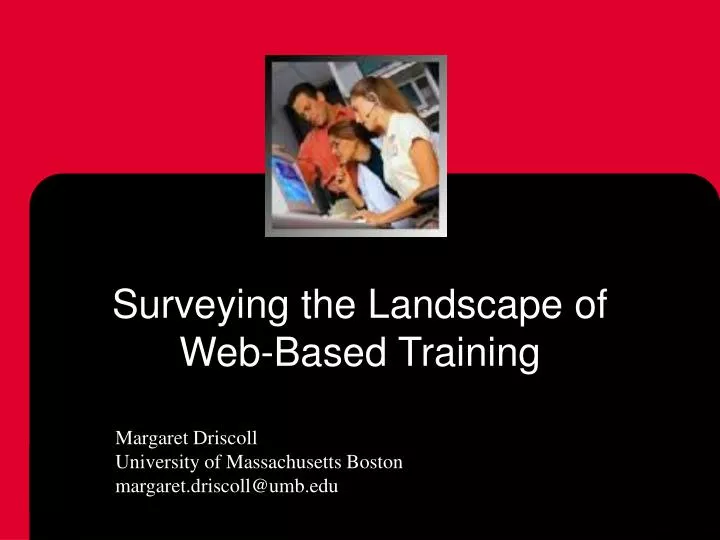 surveying the landscape of web based training