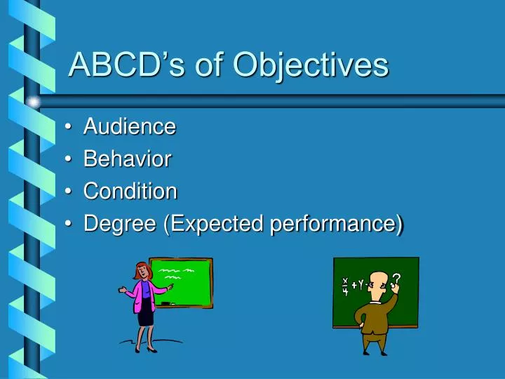 abcd s of objectives