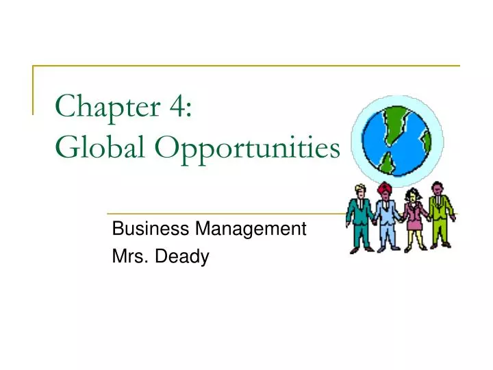 chapter 4 global opportunities