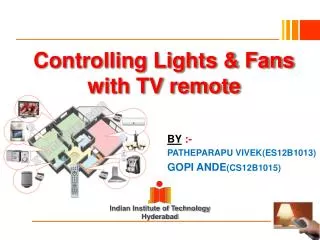 Controlling Lights &amp; Fans with TV remote