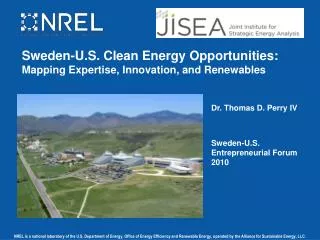 Sweden-U.S. Clean Energy Opportunities: Mapping Expertise, Innovation, and Renewables