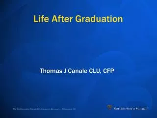 life after graduation