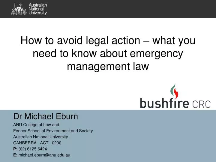 how to avoid legal action what you need to know about emergency management law