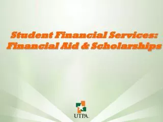 Student Financial Services: Financial Aid &amp; Scholarships