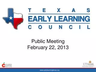 Public Meeting February 22, 2013
