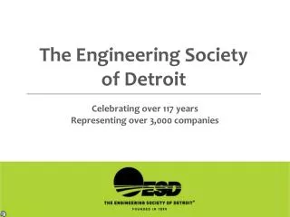 The Engineering Society of Detroit