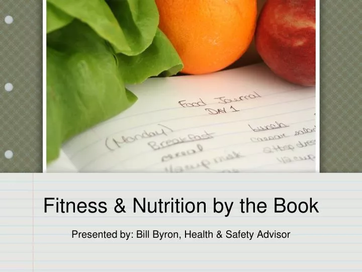 fitness nutrition by the book