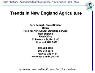 Gary Keough, State Director USDA