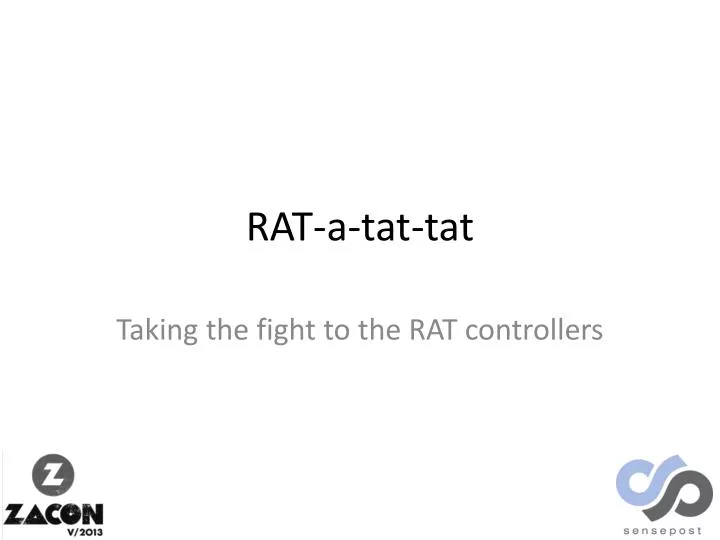 rat a tat tat