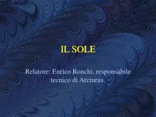 il sole