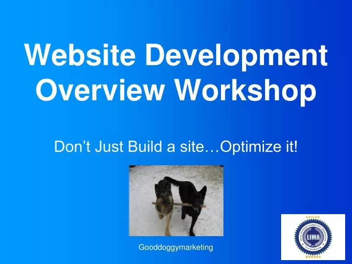 website development overview workshop