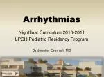 Arrhythmias - slide 1