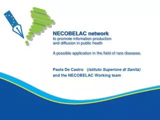 NECOBELAC network to promote infomation production and diffusion in public heath