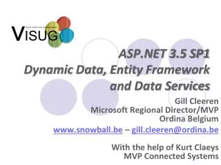 ASP.NET 3.5 SP1 Dynamic Data, Entity Framework and Data Services