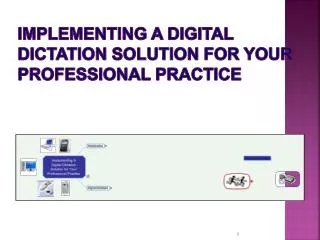 Implementing A Digital Dictation Solution for Your Professional Practice