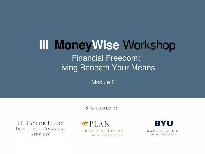 financial freedom living beneath your means