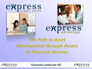 The Path to Asset Development through Access to Financial Services