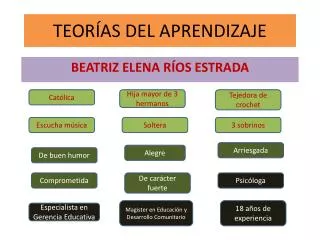 teor as del aprendizaje