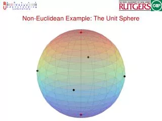 Non-Euclidean Example: The Unit Sphere