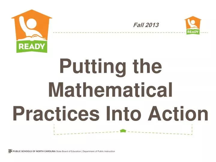 putting the mathematical practices into action
