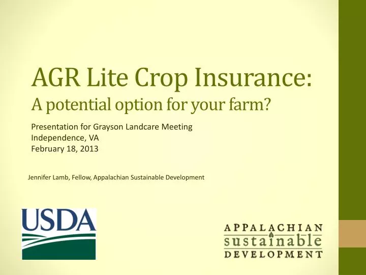 agr lite crop insurance a potential option for your farm