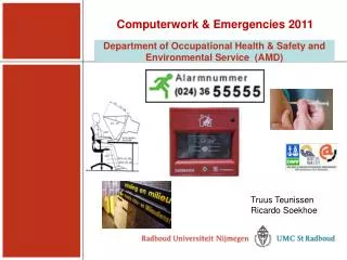 Department of Occupational Health &amp; Safety and Environmental Service (AMD)