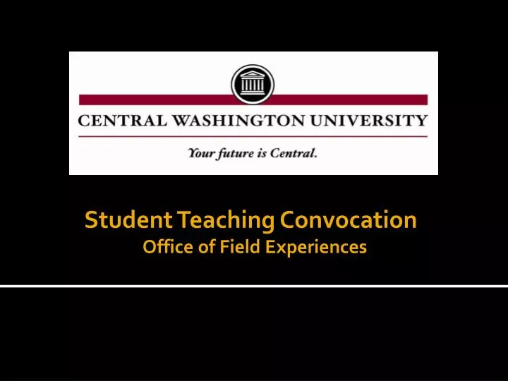 student teaching convocation office of field experiences