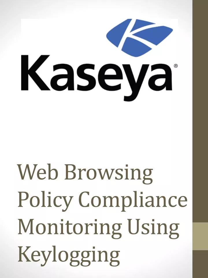 web browsing policy compliance monitoring using keylogging