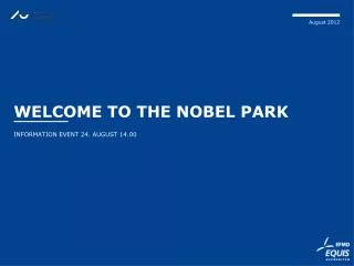 Welcome to the Nobel Park