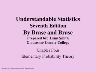 Chapter Four Elementary Probability Theory