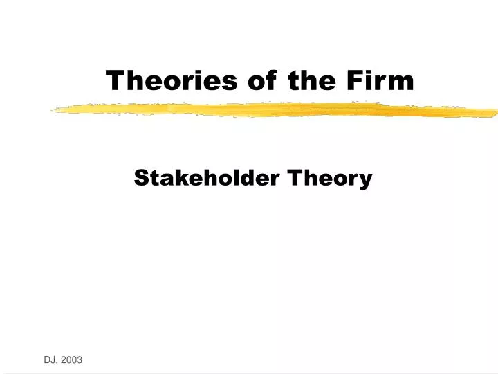 theories of the firm