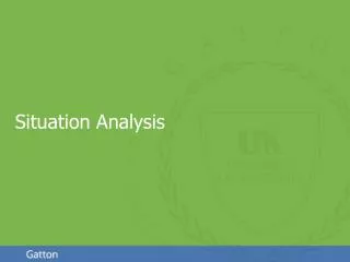 Situation Analysis