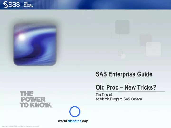 sas enterprise guide old proc new tricks