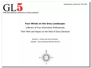 Fifth International Conference on Grey Literature