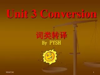 Unit 3 Conversion ????