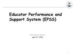 Educator Performance and Support System (EPSS) - slide 1