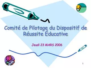 comit de pilotage du dispositif de r ussite ducative