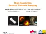 High-Resolution Surface Plasmon Imaging - slide 1