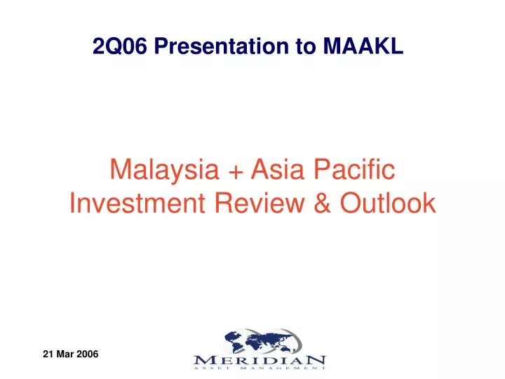 malaysia asia pacific investment review outlook