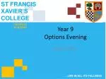 Year 9 Options Evening - Pathways for Success in 2013 - slide 1