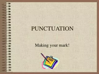 PUNCTUATION