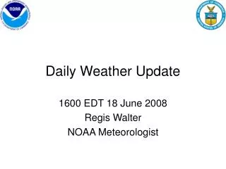 Daily Weather Update