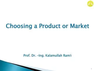 Prof. Dr. –Ing. Kalamullah Ram li