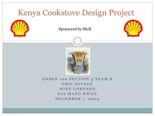 Kenya Cookstove Design Project
