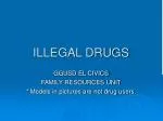 ILLEGAL DRUGS - slide 1