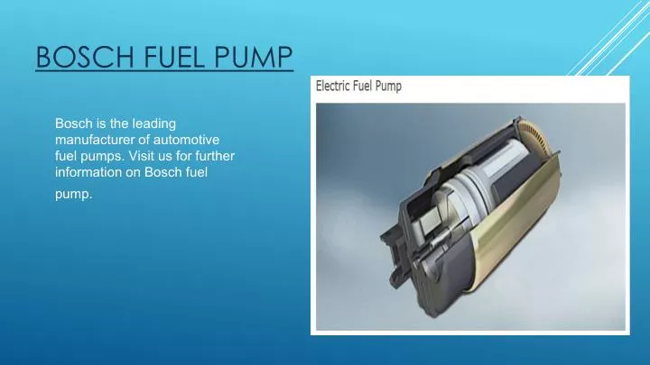 bosch fuel pump