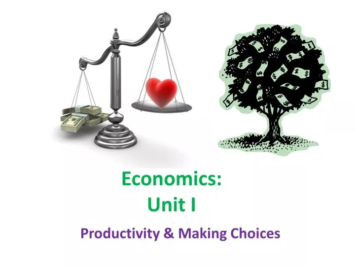 economics unit i